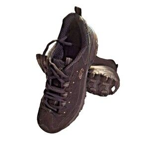 Skechers Women's 9‎  D'Lites Leather Air Cooled Memory Foam Shoes Sneakers 11949